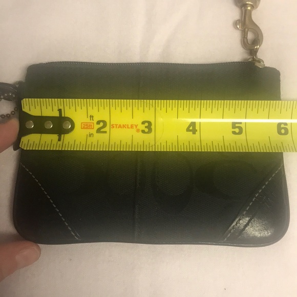 Black Coach Wristlet - Picture 4 of 6